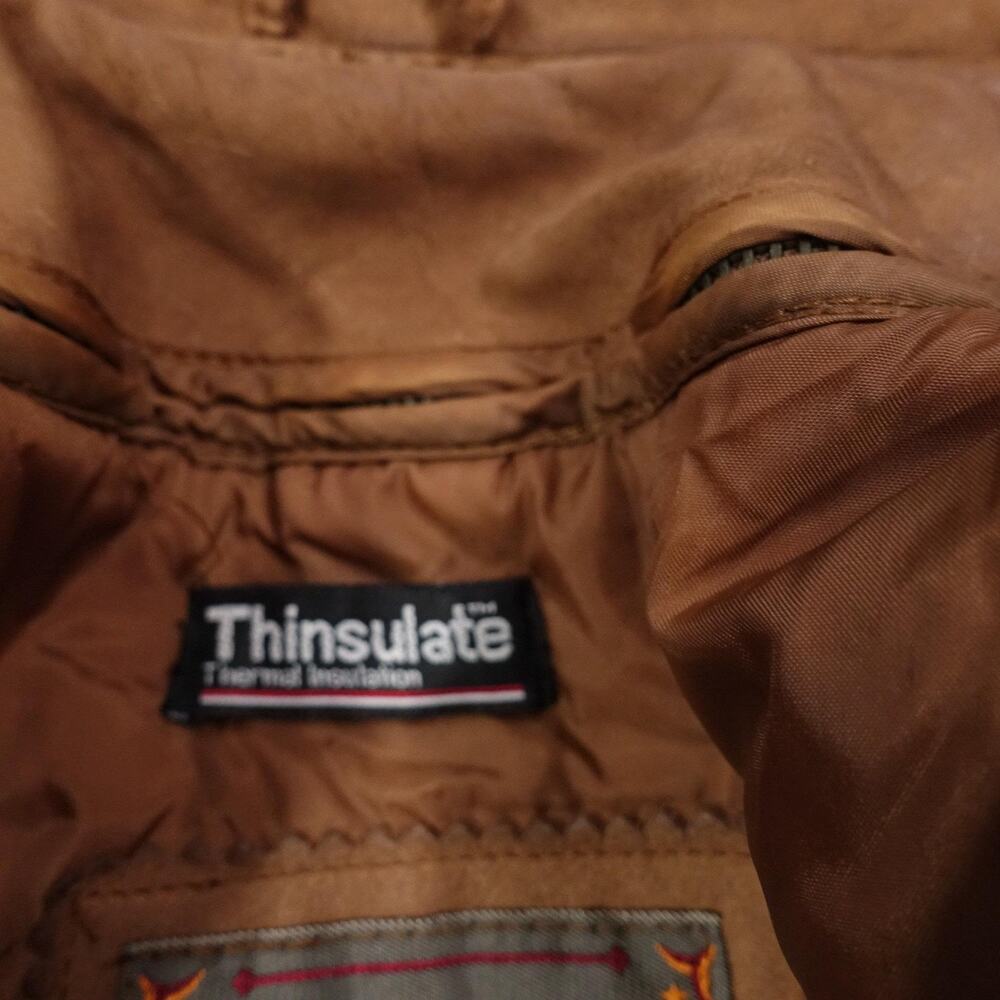Wilsons Adventure Bound Originals Coat Womens PXS Brown Suede Leather Thinsulate - Picture 15 of 16